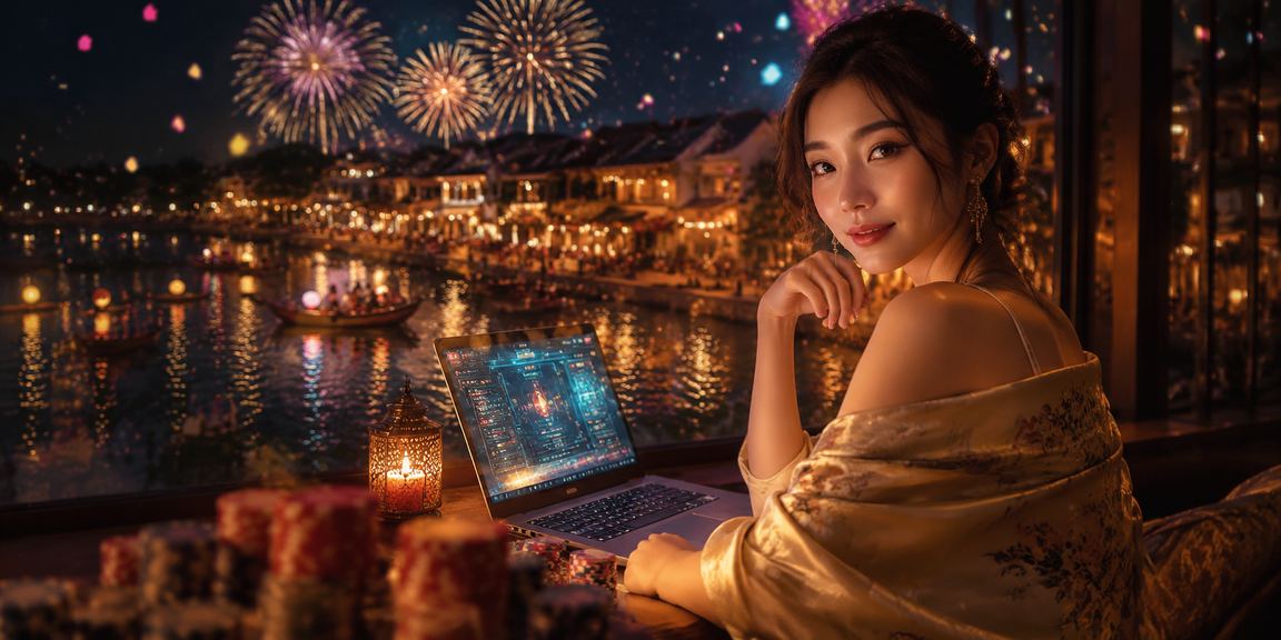 Người theo dõi esports tại Hội An bên tách cà phê buổi sáng